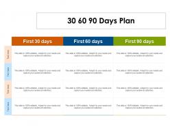 30 60 90 Days Plan C1404 Ppt Powerpoint Presentation File Graphics Download