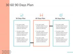 30 60 90 days plan c1465 ppt powerpoint presentation infographic template gallery