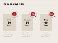 30 60 90 days plan checklist c925 ppt powerpoint presentation file icons