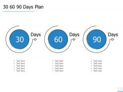 30 60 90 days plan circular f847 ppt powerpoint presentation portfolio good