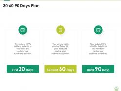 30 60 90 days plan commodity slide ppt clipart