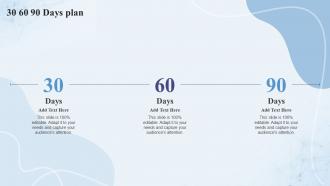 30 60 90 Days Plan Digital Capability Assessment