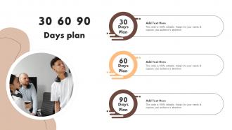 30 60 90 Days Plan Digital Marketing Activities To Promote Cafe