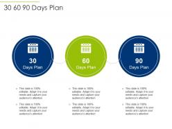 30 60 90 days plan effective project planning to improve client communication ppt pictures