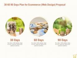 30 60 90 days plan for ecommerce web design proposal ppt powerpoint pictures
