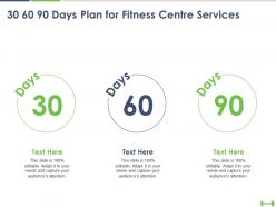 30 60 90 days plan for fitness centre services ppt powerpoint presentation portfolio