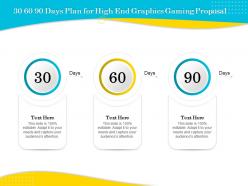 30 60 90 Days Plan For High End Graphics Gaming Proposal Ppt Model
