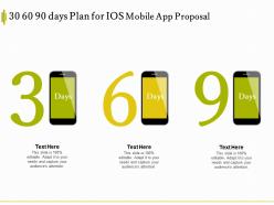 30 60 90 days plan for ios mobile app proposal ppt powerpoint presentation portfolio