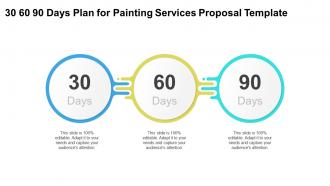30 60 90 days plan for painting services proposal template