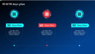 30 60 90 Days Plan Implementing Cyber Security Incident Management Ppt Pictures