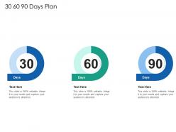 30 60 90 Days Plan Introduction Multi Channel Marketing Communications