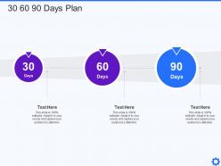 30 60 90 days plan it service integration and management