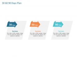 30 60 90 days plan l1362 ppt powerpoint presentation infographics background