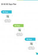 30 60 90 Days Plan Lawn And Landscape Services Proposal One Pager Sample Example Document