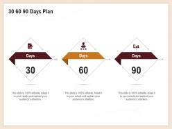 30 60 90 days plan logistic management ppt powerpoint presentation templates