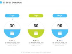 30 60 90 days plan low penetration of insurance ppt summary