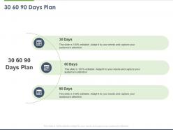 30 60 90 days plan m131 ppt powerpoint presentation infographics templates