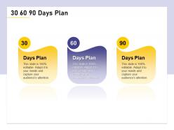 30 60 90 days plan m1465 ppt powerpoint presentation outline example file