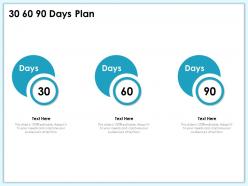 30 60 90 days plan m1980 ppt powerpoint presentation summary layout