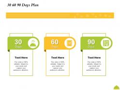 30 60 90 days plan m2426 ppt powerpoint presentation icon shapes