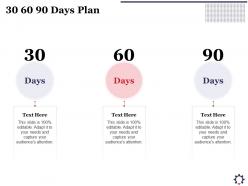 30 60 90 days plan m2747 ppt powerpoint presentation outline layouts