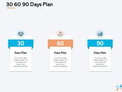 30 60 90 days plan m994 ppt powerpoint presentation infographic template backgrounds