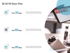 30 60 90 days plan management c1085 ppt powerpoint presentation gallery ideas