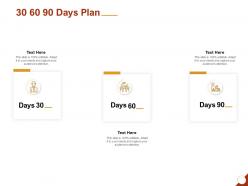 30 60 90 days plan management c1264 ppt powerpoint presentation model guide