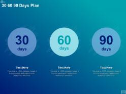 30 60 90 days plan management l1019 ppt powerpoint presentation pictures