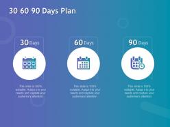 30 60 90 days plan management l1060 ppt powerpoint presentation styles