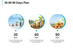 30 60 90 days plan management l556 ppt powerpoint presentation professional