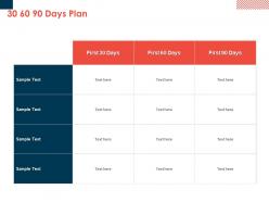30 60 90 days plan management l59 ppt powerpoint presentation styles layouts