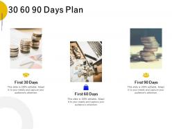 30 60 90 days plan management l665 ppt powerpoint presentation