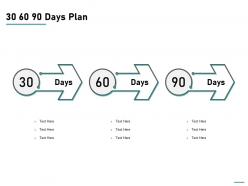 30 60 90 days plan management l742 ppt powerpoint presentation