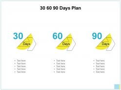 30 60 90 days plan management l853 ppt powerpoint presentation icon