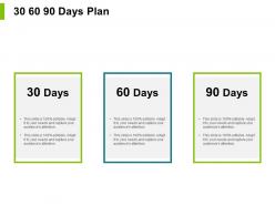 30 60 90 days plan management ppt powerpoint presentation diagram ppt