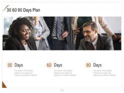 30 60 90 days plan management ppt powerpoint presentation model templates
