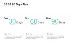 30 60 90 Days Plan Marketing C971 Ppt Powerpoint Presentation Icon Model