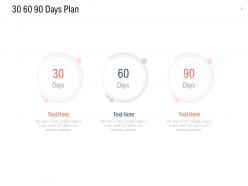 30 60 90 Days Plan Marketing L819 Ppt Powerpoint Presentation Outline