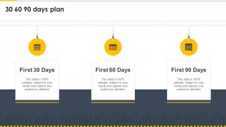 30 60 90 Days Plan Modern Methods Of Construction Playbook