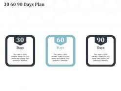 30 60 90 days plan n314 ppt powerpoint presentation graphics