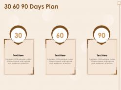 30 60 90 days plan n352 powerpoint presentation aids