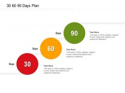 30 60 90 days plan net promoter ppt powerpoint presentation infographics graphics template