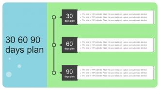 30 60 90 Days Plan Online And Offline Brand Marketing Strategy Ppt Slides Background Images