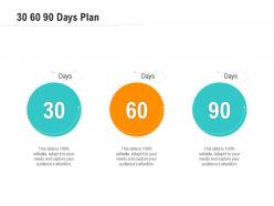 30 60 90 days plan optimizing business ppt topics