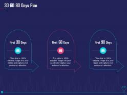 30 60 90 days plan overcome challenge cyber security healthcare ppt portfolio visuals