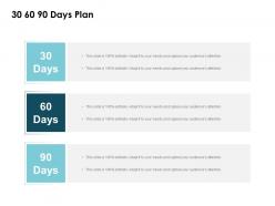 30 60 90 days plan planning l33 ppt powerpoint presentation example