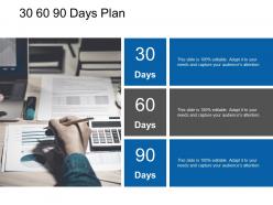 30 60 90 days plan planning l67 ppt powerpoint presentation styles show