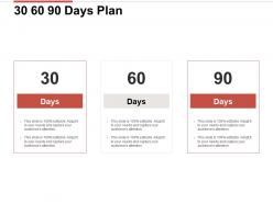 30 60 90 days plan planning ppt powerpoint presentation slides picture