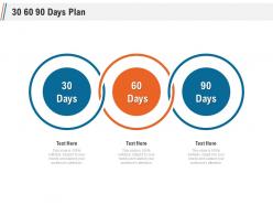 30 60 90 days plan ppt diagrams